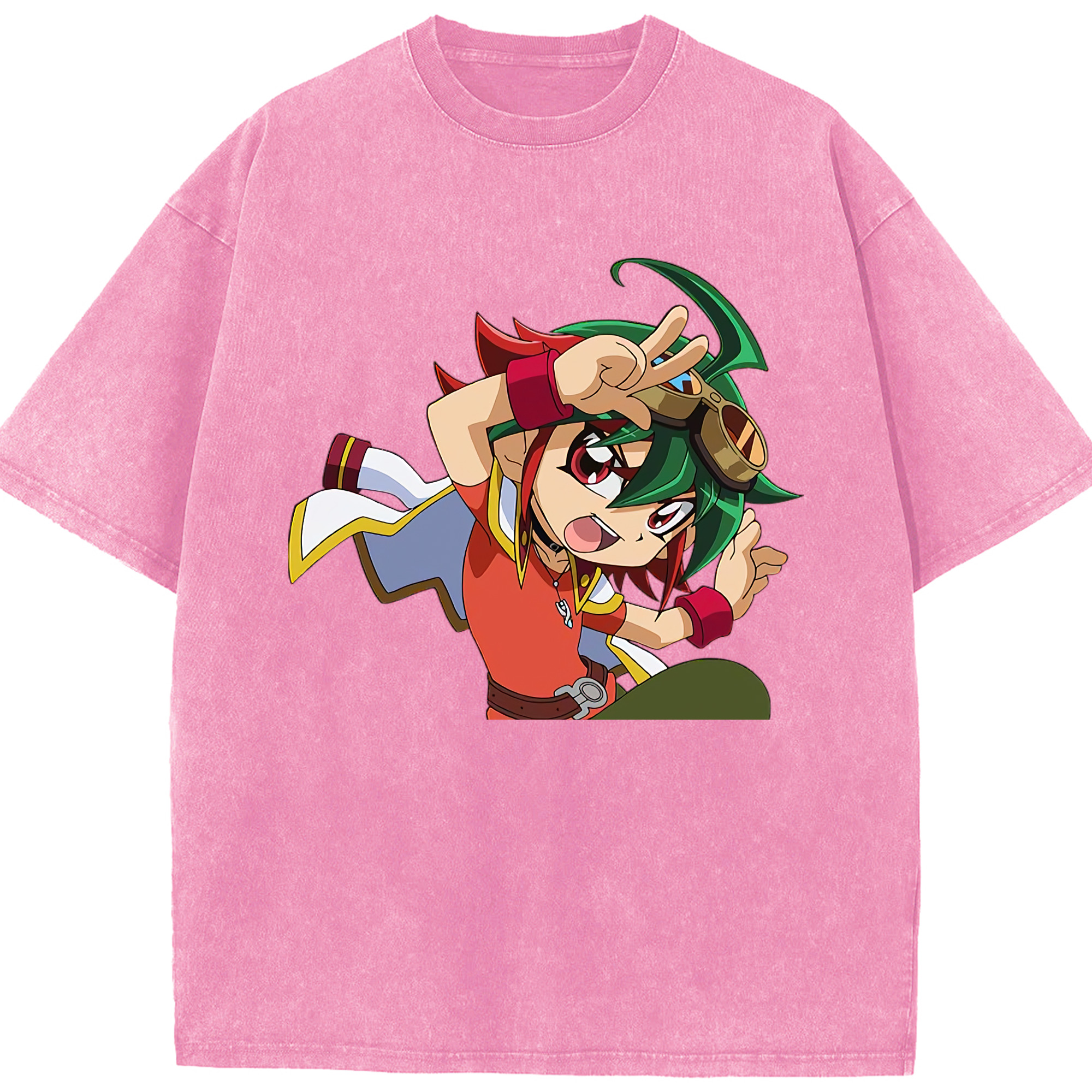 （画像用） 遊☆戯☆王 Yu-Gi-Oh! 綿100% ヴィンテージ風 半袖Tシャツ（フロントプリント）